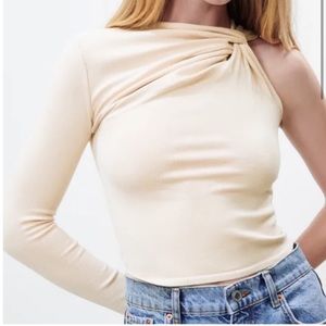 Zara Asymmetric Knit Top